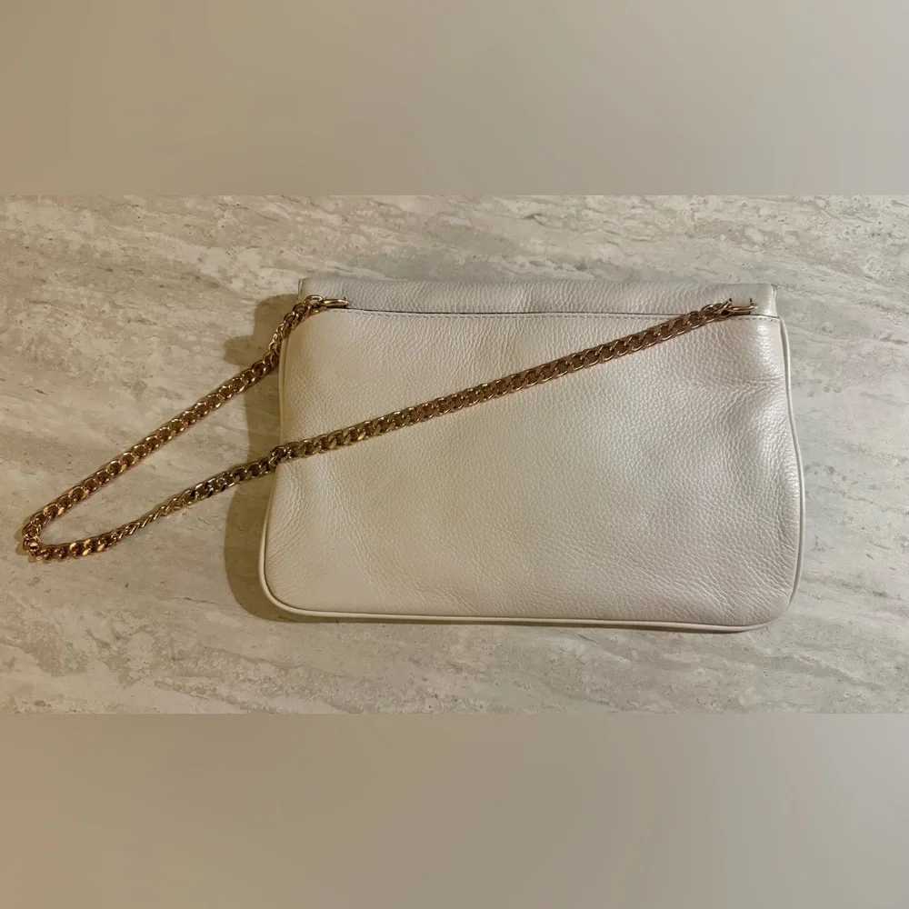 Michael Kors Cream Clutch